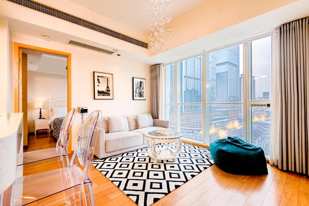 S6 Service Apartment（Chengdu Chunxi Road Taikoo Li Branch） Exteriör bild